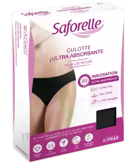 Saforelle Culotte Ultra Absorbante Règles Noire Txl à NOROY-LE-BOURG