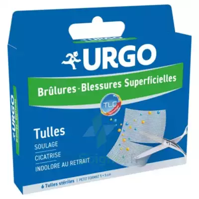 Urgo Brûlures - Blessures Superficielles Tulles Petit Format 5x5cm B/6 à NOROY-LE-BOURG